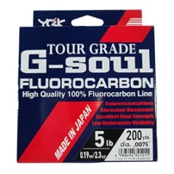 YGK Flourocarbon Line G-Soul Tour Grade Fluorocrabon