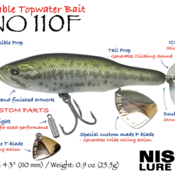 Nishine Lure Works Walking Abino 110F