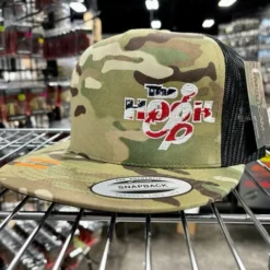 The Hook Up Tackle Hats Flag Logo Trucker Hat