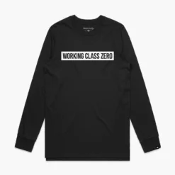 Working Class Zero Standard Logo Long Sleeve Tee Shirt