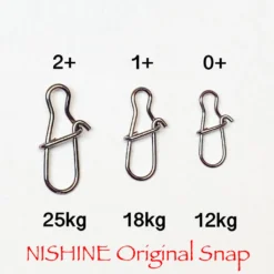 Nishine Lure Works Snaps/Split Rings Nishine Original Snap