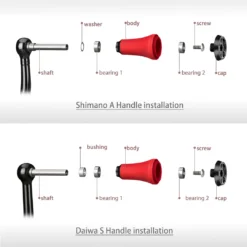 Gomexus Rod/Reel Accessories Mini Touch Series Reel Knob