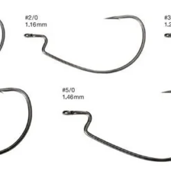 Nogales Offset Master Heavy Wide Worm Hooks