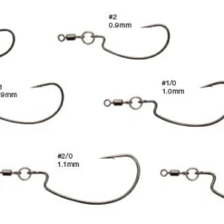 Nogales Worm Hooks HM Ring Offset Hook
