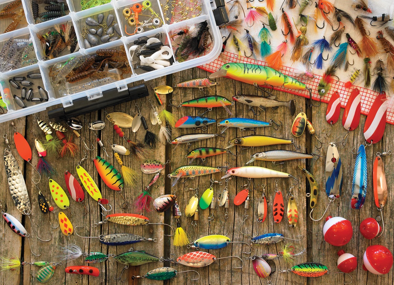 Deals Bait Box Pro Store -Deals Bait Box Pro Store puzzelwereld legpuzzel cobble hill fishing lures 1000 p